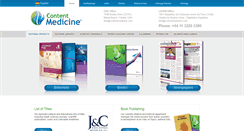 Desktop Screenshot of contentmedicine.com