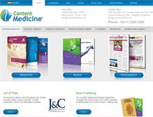 Tablet Screenshot of contentmedicine.com
